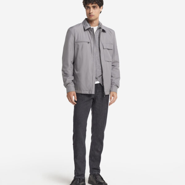 Technical Overshirt with Zipper