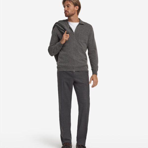 Ultrasoft Cashmere shirt with zipper